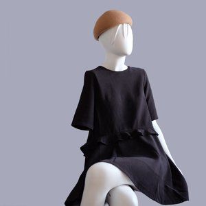 COPY - Little black dress Aline ruffle size M